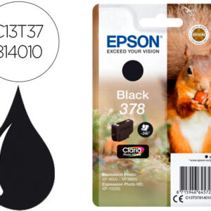 Tinteiro 378 Expression Home Xp-8605 / 8606 / Xp-15000 / Xp-8500 / 8505 (Preto) - EPSON