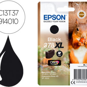 Tinteiro 378 Xl Expression Home Xp-8605/8606/Xp-15000/Xp-8500/8505 (Preto) - EPSON
