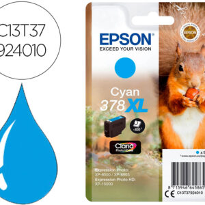 Tinteiro 378 Xl Expression Home Xp-8605/8606/Xp-15000/Xp-8500/8505 (Ciano) - EPSON