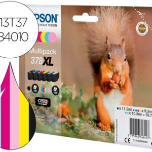 Pack 6x Tinteiros 378 Xl Expression Home Xp-8605/15000/8500 - EPSON