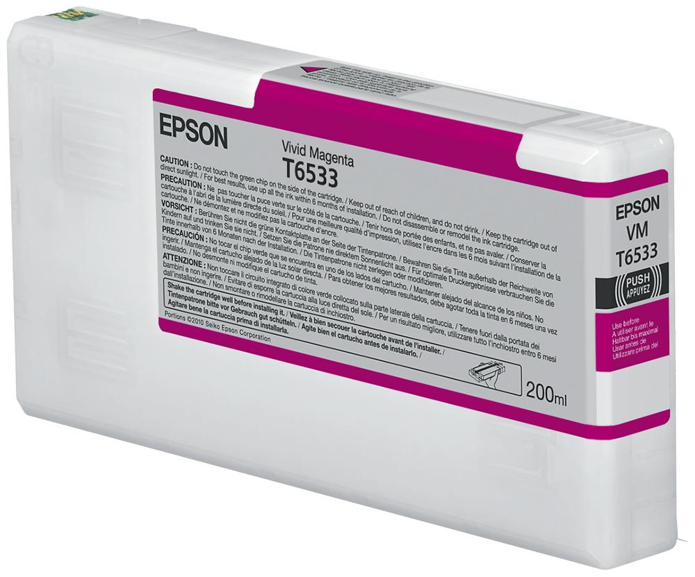 Tinteiro EPSON SP 4900 Vivid Magenta 200ml C13T653300