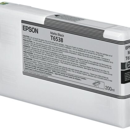 Tinteiro Preto Mate T6538 (200 ml) - EPSON