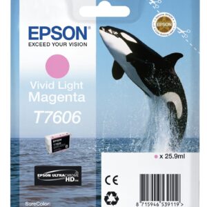 Tinteiro EPSON Magenta Vivo Cl. Sty. Photo SC-P600-C13T76064010