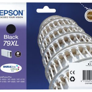 Tinteiro EPSON Preto XL 2600p WF-46xx/5xxx-C13T79014010