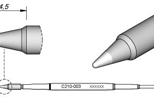 Ponta p/ Ferro Soldar Advanced (Ø 0,6mm) - JBC