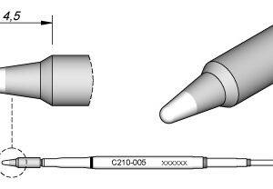 Ponta p/ Ferro Soldar Advanced (? 1mm) - JBC