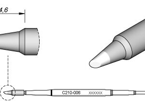 Ponta p/ Ferro Soldar Advanced (?1mm) - JBC