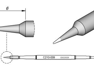 Ponta p/ Ferro Soldar Advanced (6 x 0,2mm) - JBC