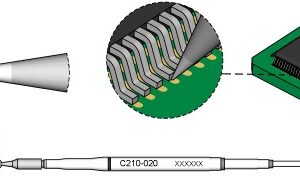 Ponta p/ Ferro Soldar Advanced (Ø 0,1mm) - JBC