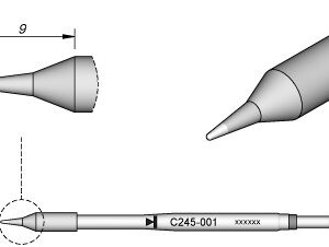 Ponta p/ Utensilio de Mão T245-PA (Ø 0,6mm) - JBC