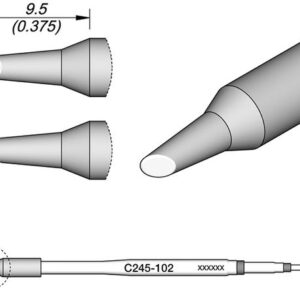 Ponta p/ Utensilio de Mão T245-PA (Ø2mm) – JBC