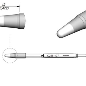 Ponta p/ Utensilio de M?o T245-PA (? 3mm HT) - JBC