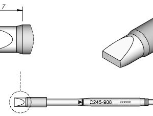 Ponta p/ Utensilio de Mão T245-PA (4,8 x 1,5mm) - JBC
