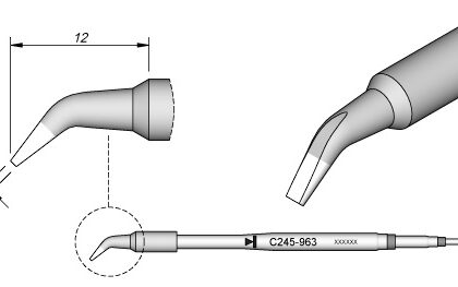Ponta p/ Ferro Soldar Cinzel Advanced (1,8 x 0,8mm) - JBC