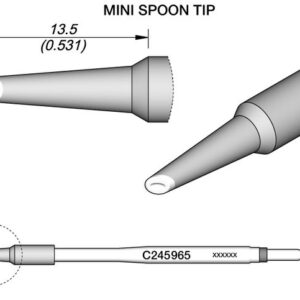Ponta p/ Utensilio de M?o T245 (?1,9mm) - JBC
