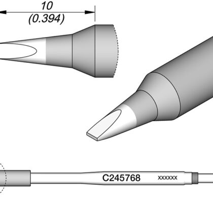 Ponta p/ Ferro Soldar Cinzel (1.5 x 0.3mm) - JBC