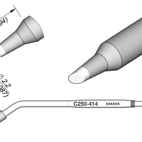 Ponta Bisel Ø2.2mm p/ AL250 e AP250 - JBC