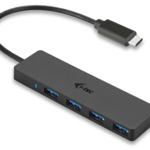 Hub USB C 3.1 - 4x USB A 3.0 (Preto) - I-TEC