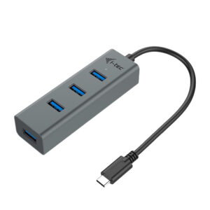 Hub USB C - 4x USB A 3.2 (Cinzento) - I-TEC