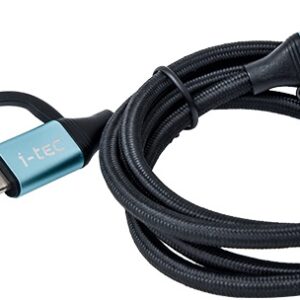 Cabo Extensão USB Type-C Macho - USB Type-C Macho c/ Adaptador USB 3.0 (1 metro) - I-TEC