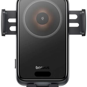 Suporte Wisdom Pro USB-C c/ Carregamento por Indu??o p/ Smartphone (Preto) - BASEUS
