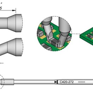 Ponta p/ Utensilio de Mão HT420-A (2,6mm) - JBC