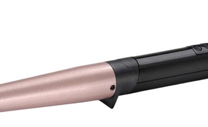 Modelador de Cabelo Conical Wand (Preto/Rosa) - BABYLISS