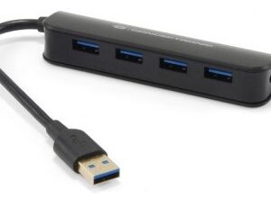 HUB USB3.0 4 Portas (Preto) - CONCEPTRONIC