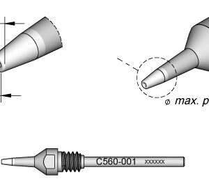 Bico Dessoldar p/ Dessoldador DR560 (Ø 0,6mm) - JBC