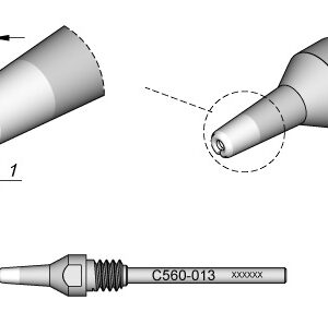 Bico Dessoldar p/ Dessoldador DR560 (?1mm) - JBC