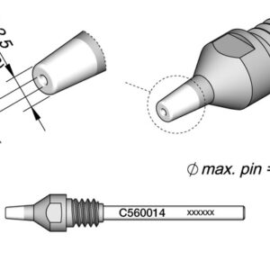 Bico Dessoldar p/ Dessoldador (? 0,8mm) - JBC