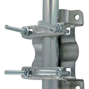 Suporte Múltiplo Chapa Galvanizada p/ 2 Tubos Paralelos e/ou 90º