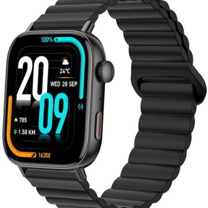 Smartwatch C8 Max 1,83 IPS c/ Correia Magnética (Preto) - COLMI