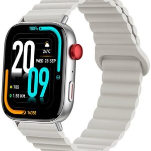 Smartwatch C8 Max 1,83 IPS c/ Correia Magn?tica (Prateado) - COLMI