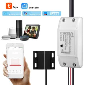 Receptor Controlador Wi-Fi SmartLife Tuya p/ Port?es de Garagem