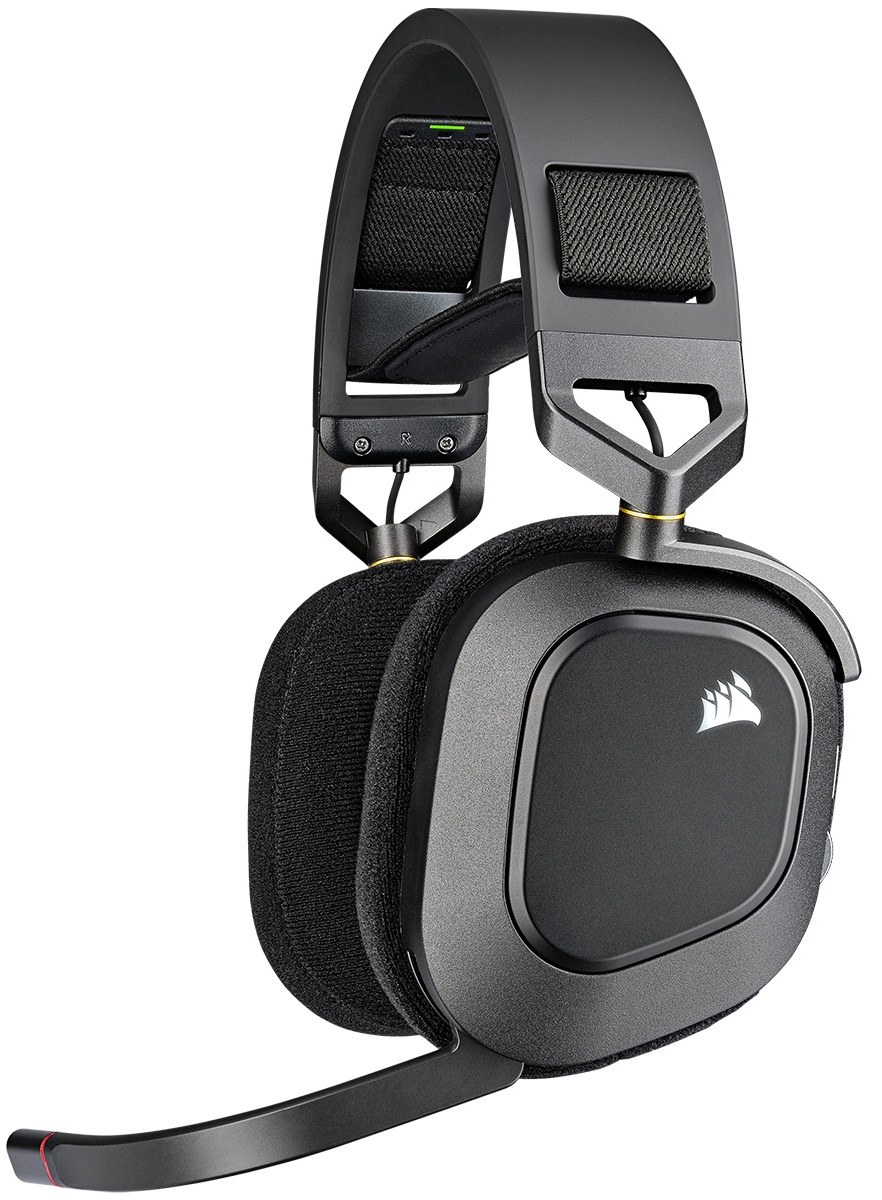 Headset HS80 RGB Wireless Carbon - CORSAIR