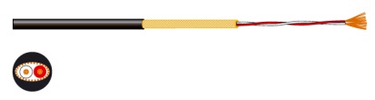 Bobine Cabo Microfone 2 Condutores (100 mts) - FONESTAR