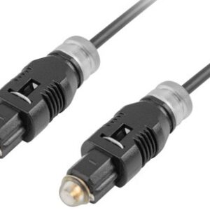 Cabo Fibra ?ptica Toslink Preto (3 mts) - LANBERG