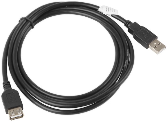 Cabo USB A Macho - USB A Fêmea (1,8 mts) - LANBERG