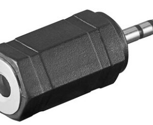 Ficha Adaptadora Jack 3,5mm Macho St?reo - Jack 3,5mm F. Mono - VELLEMAN