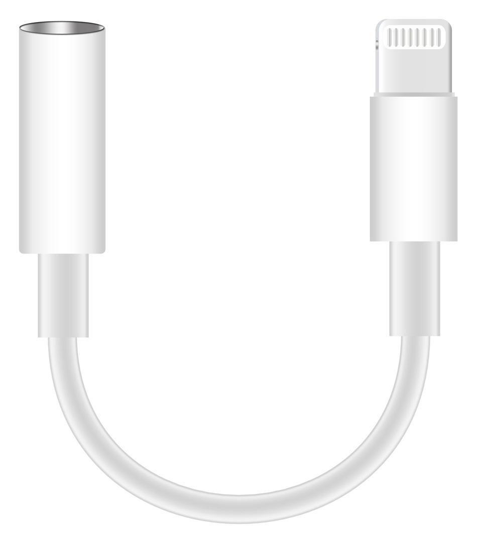 Cabo Adaptador iPhone Lightning - Jack 3,5mm Fêmea