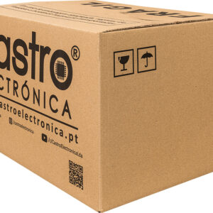 Caixa Cartão Canelado Castro Electrónica (Tamanho M) - 40 x 30 x 25 cm