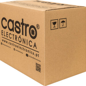 Caixa Cartão Canelado Castro Electrónica (Tamanho S) - 30 x 20 x 25 cm