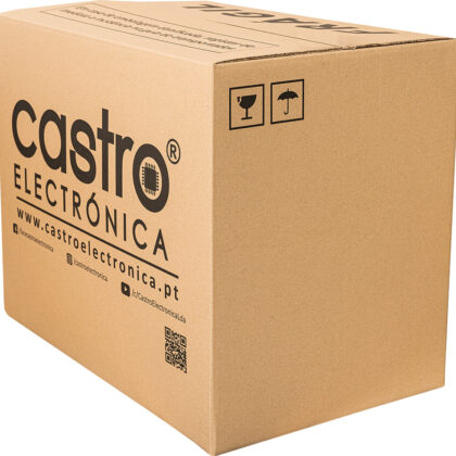 Caixa Cartão Canelado Castro Electrónica (Tamanho XL) - 60 x 40 x 50 cm