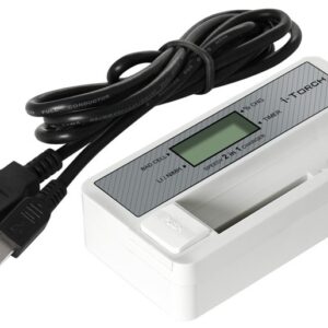 Carregador Baterias Ni-Cd/NiMH/Li-Ion com Display