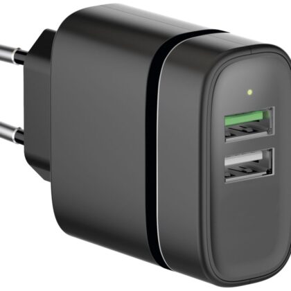 Carregador 2x USB 3,6V-6,5V / 3A 6,5V-9V / 2A 9V-12V / 1,5A - NIMO