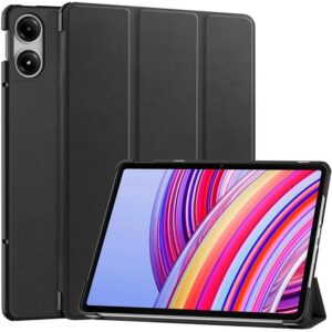 Capa Inteligente p/ Xiaomi Redmi Pad Pro / Poco Pad 12.1 c/ Suporte (Preto)