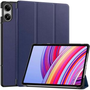 Capa Inteligente p/ Xiaomi Redmi Pad Pro / Poco Pad 12.1 c/ Suporte (Azul)