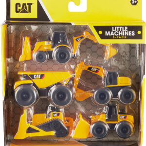 Pack 5 Mini Máquinas Construção Artic. CAT - CATERPILLAR