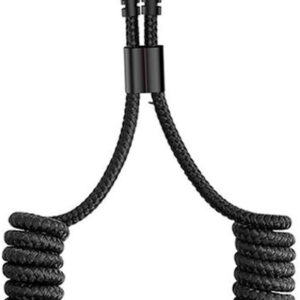Cabo Espiral USB A Tipo C 2A de Carregamento Rápido (1 metro) - BASEUS